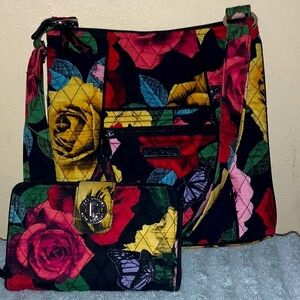 Vera Bradley crossbody and wallet
